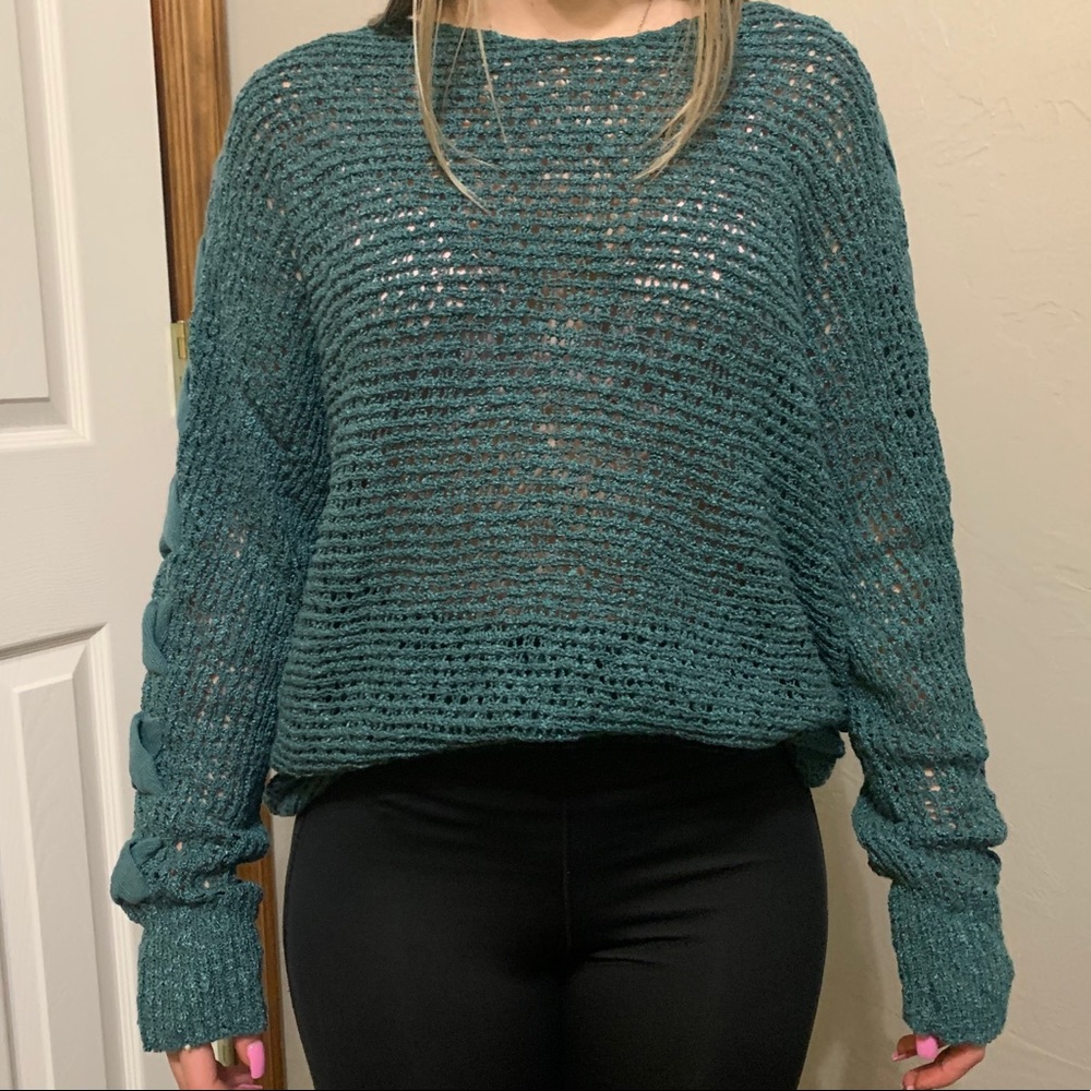 see through sweater